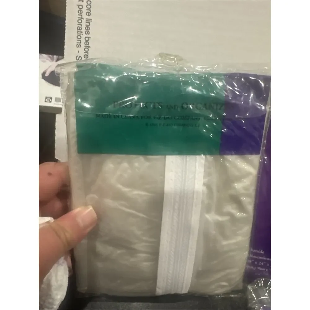 4 Pack Suit Garment Bags 38in Clear Cover Closet Storage Dust Protector